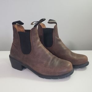 Brown Blundstones with Heel
